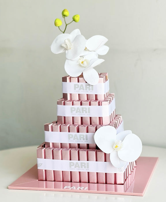 Pink Acrylic Tower 100 pcs