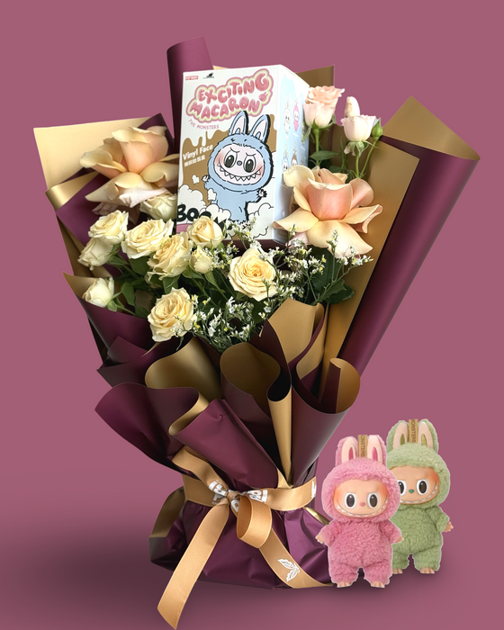 LABUBU Exciting Macaron Bouquet