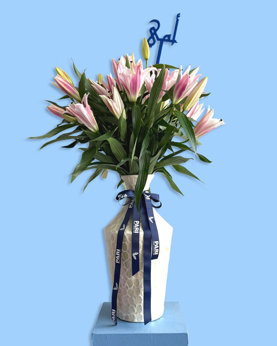 Mom Lilies Vase