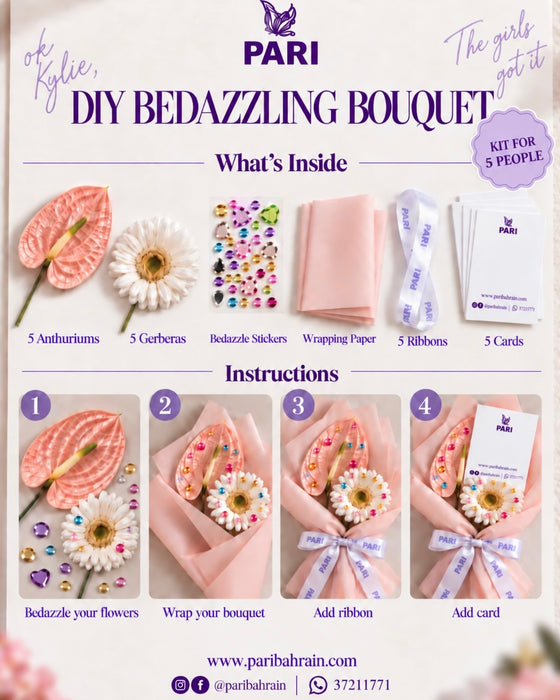 DIY Bedazzling Bouquet