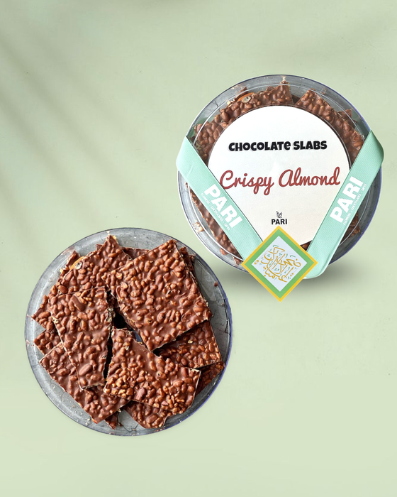 Eid Crispy Almond Slab Round