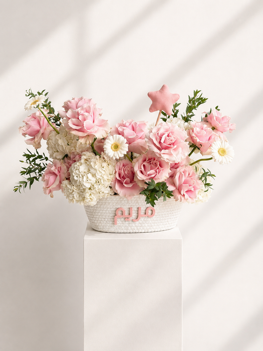 Girl Blush Basket