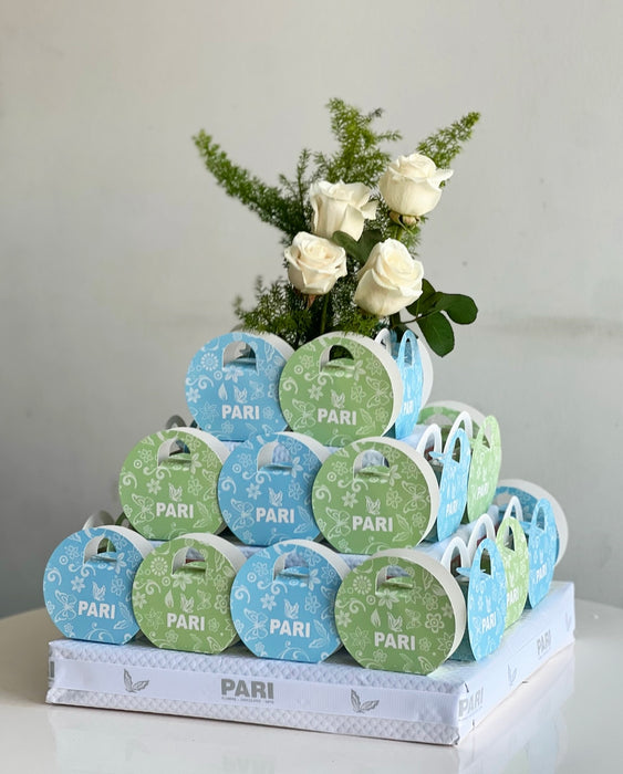 Blue and Green Giveaway Tower 30 pcs