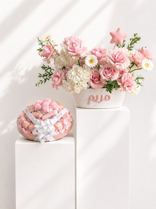 Girl Blush Basket